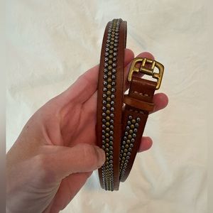 Studded leather belt from Gap vintage sz medium